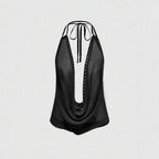 Slim-fit topp med nagler