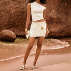 Casual Versatile High-waisted Skirt For Women