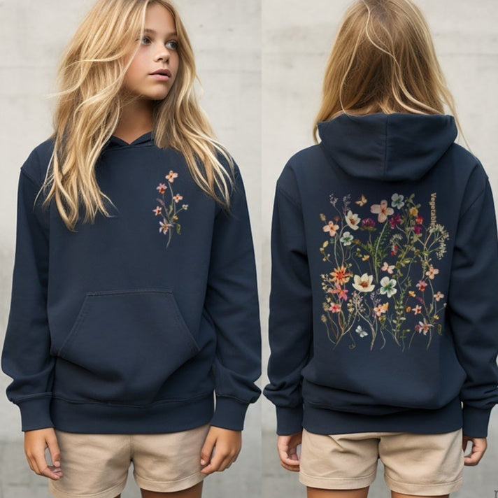 European Size Drop-shoulder Sleeve Casual Sports Hoodie Sweater