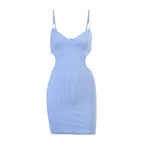 Midriff-baring Bust-flattering Slip Dress Chic And Sassy