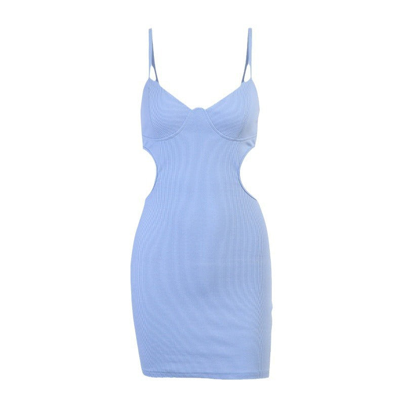 Midriff-baring Bust-flattering Slip Dress Chic And Sassy