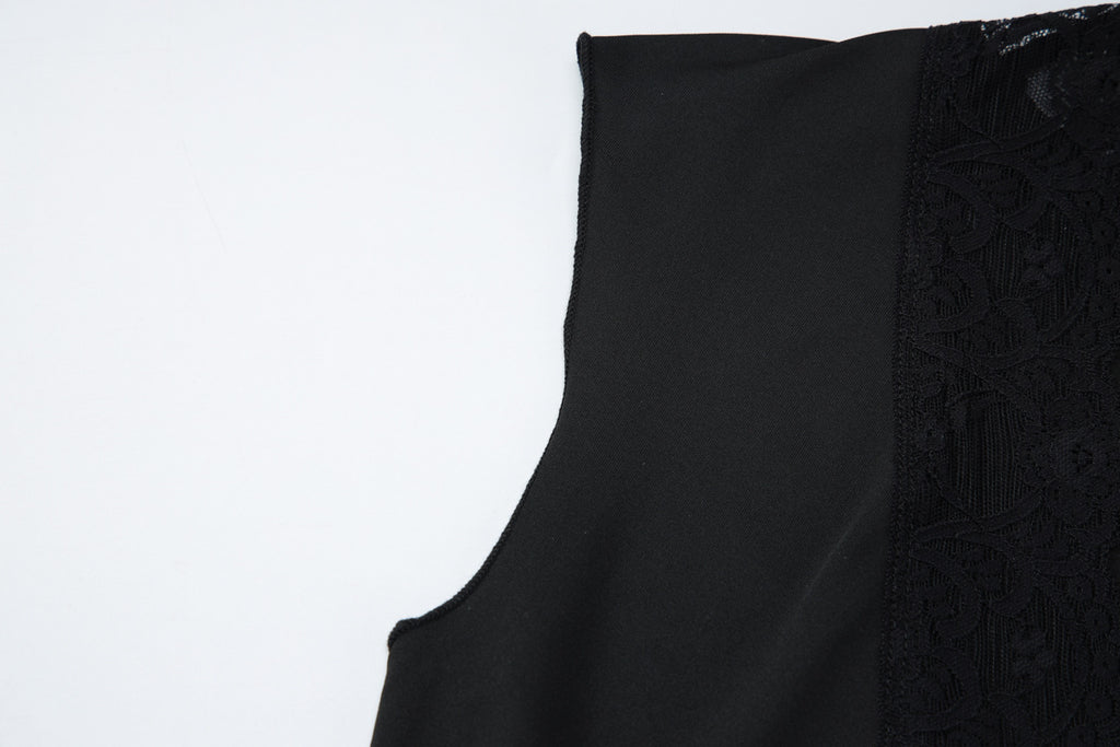 Ermeløs Blondevest med Knapper